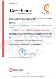 Certificacion camara comercio